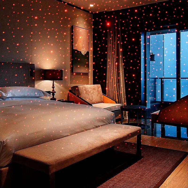 Beautiful And Romantic USB Led Atmosphere Star Light For Cars And Home Decoration Projector Excellent For Night Times And Parties