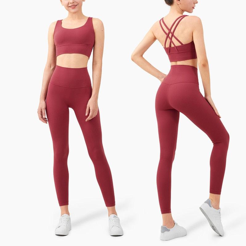 Beautiful Fitness Female Full Length Leggings 19 Colors Running Pants  High Waist Seamless Leggings Fitness Tight Running Gym Women Push Up Sport Leggings Workout Seamless Yoga Pant Comfortable Pants