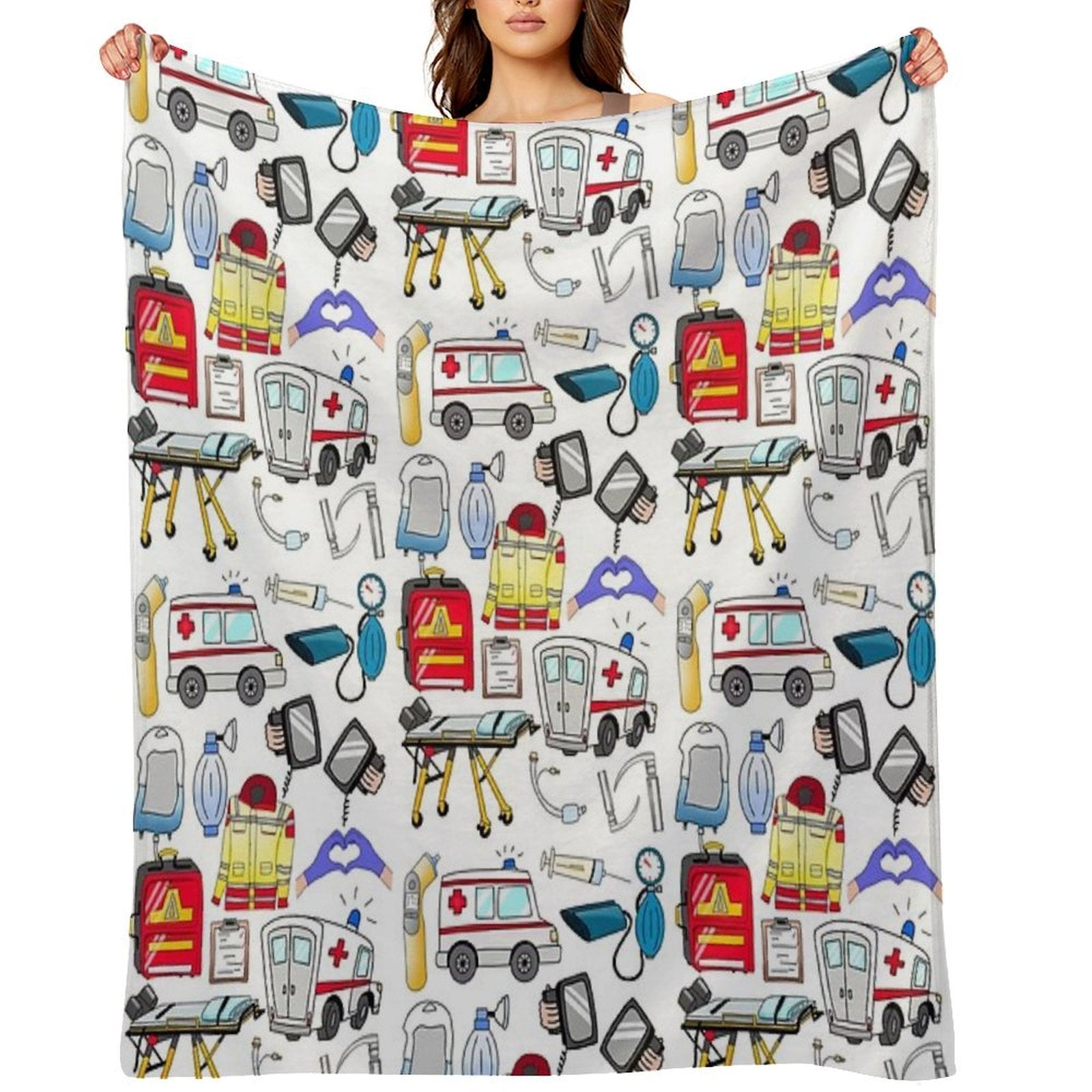 Paramedic Compact Throw Blanket