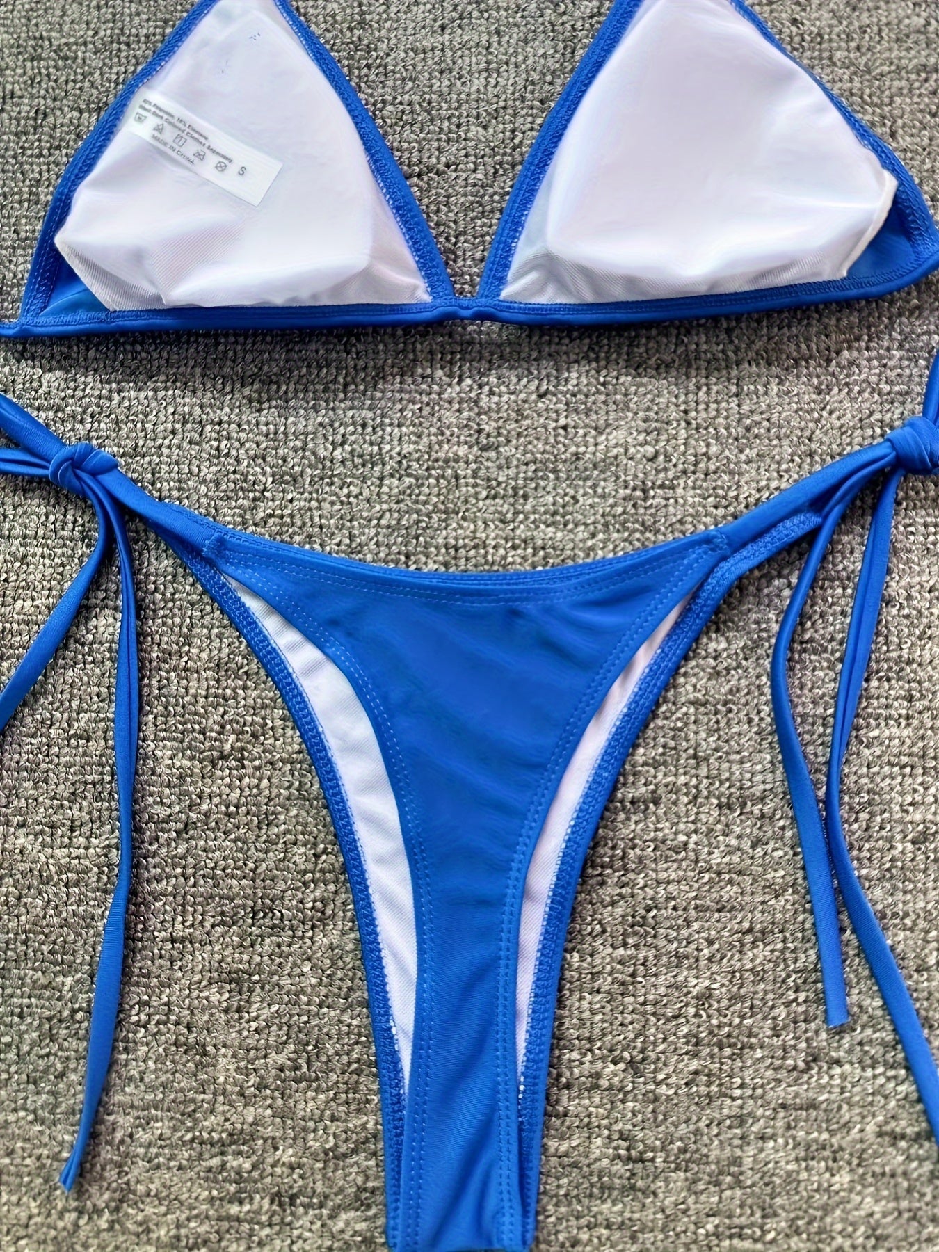 Bikini Leopard Print 2 Piece Swimsuit for Women – High Cut Lace-Up Backless Flattering Bikini Set with Halter Spaghetti Strap – Stretchy Sexy and Stylish Swimwear for Pool Beach and Summer Vacation