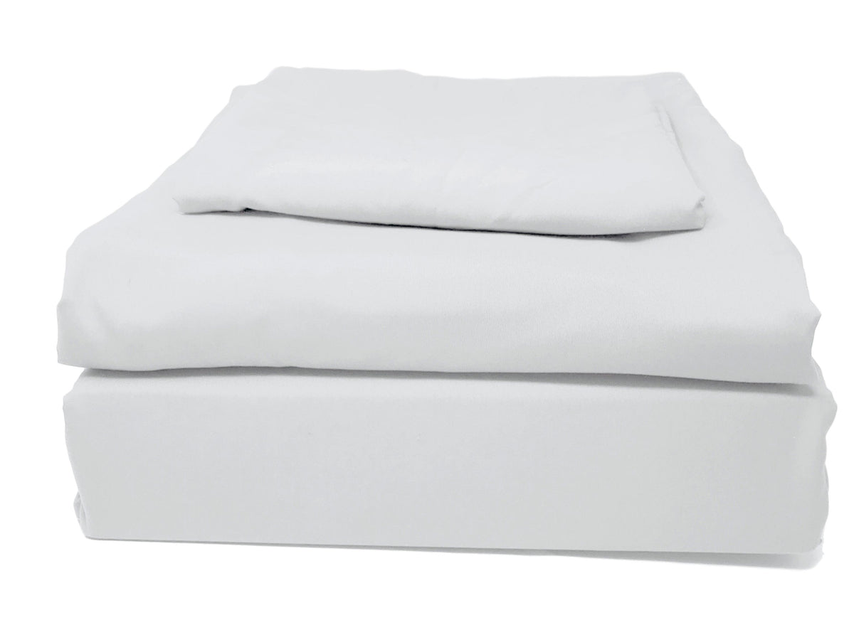 Tache Microfiber Cloud White Bed Sheet Set (505-CW-BSS)