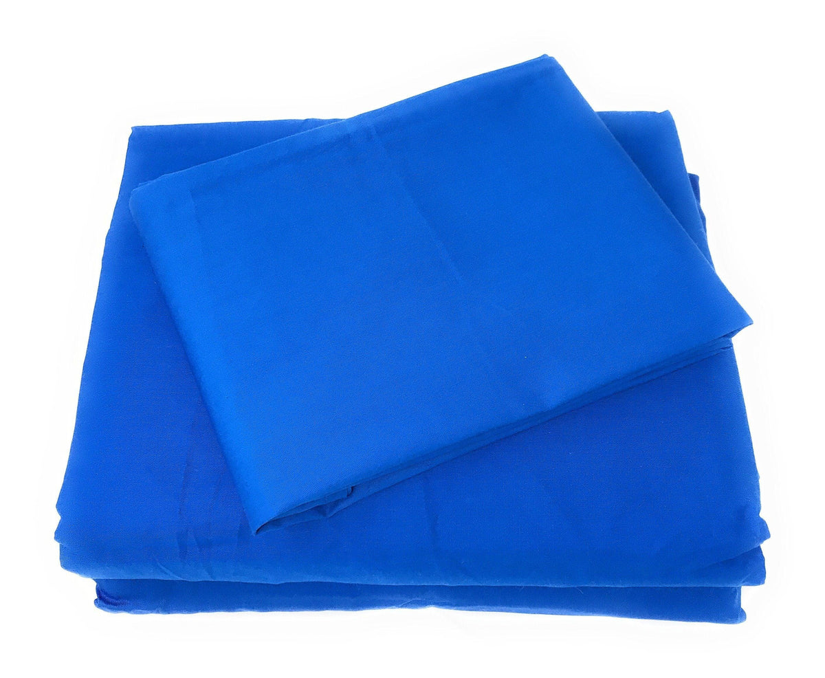 Tache Cotton Deep Blue Fitted Sheet (BS3PC-B)