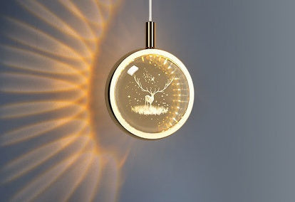 Bedroom Bedside Nordic Interior Carved Earth Bar Jellyfish Crystal Chandelier Decorbites