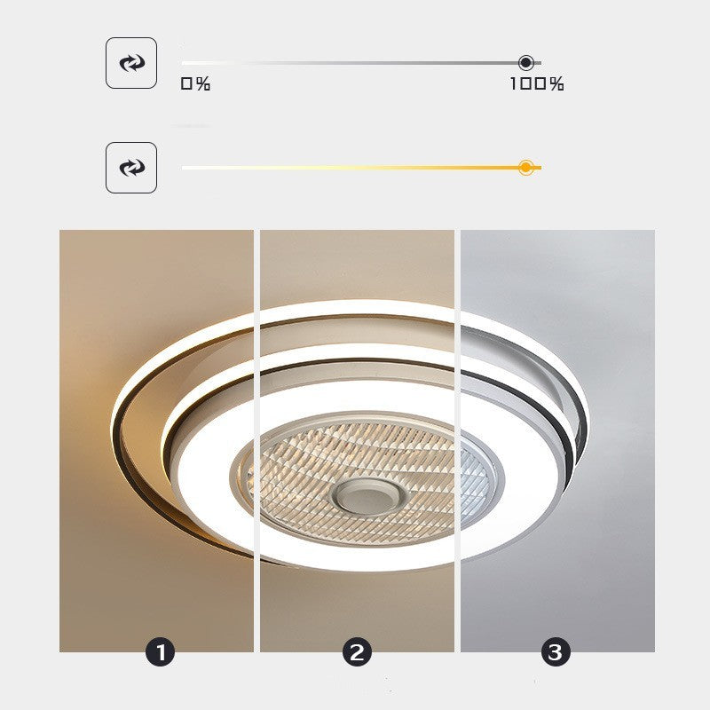 Modern Ceiling Fan Light Fixture for Bedroom & Dining Room