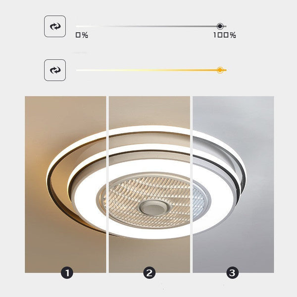 Modern Ceiling Fan Light Fixture for Bedroom & Dining Room
