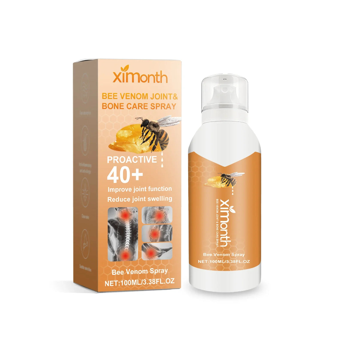 Bee Venom Joint Care Spray for 40+ adults – Relieves knee, lumbar, and joint pain