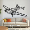 Model 18 Angle Metal Aircraft Wall Art - NCP0289 - 19.3" - 49 cm