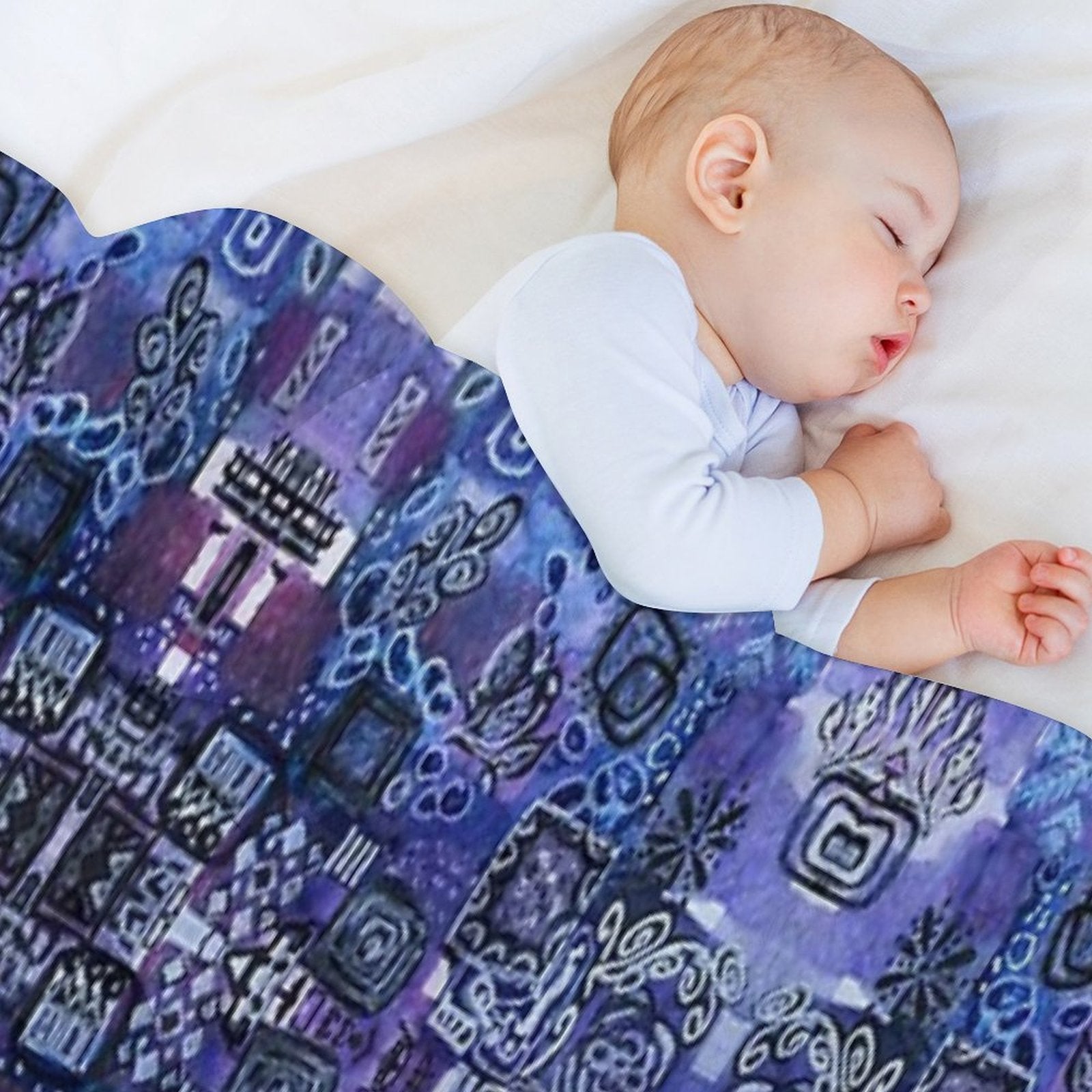 MINI Art 4 PATTERN 2 Durable Throw Blanket