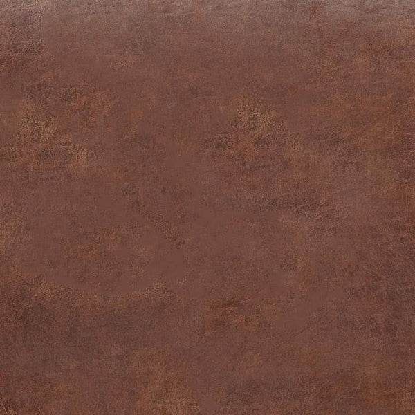 Storage Ottoman 30 Inch Distressed Saddle Brown Leatherette