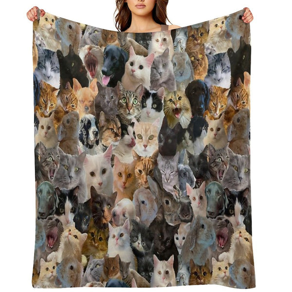 Animals!!! Compact Throw Blanket