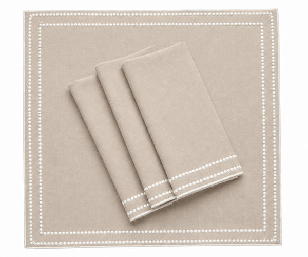 Dots Embroidered Napkin