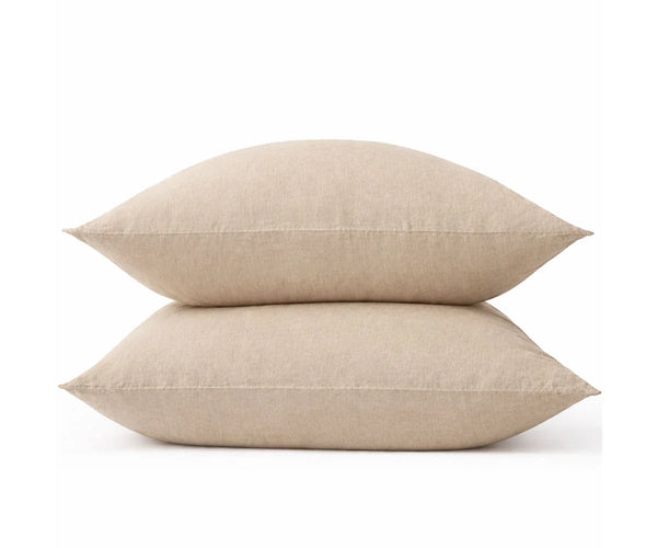 Stonewashed 100% Linen Pillowcases - Set of 2
