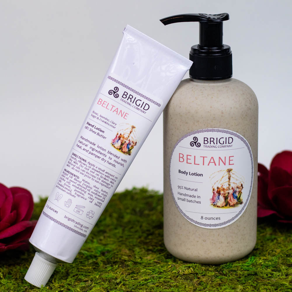 Beltane Natural Hand Lotion – Rose & Jasmine, Paraben-Free