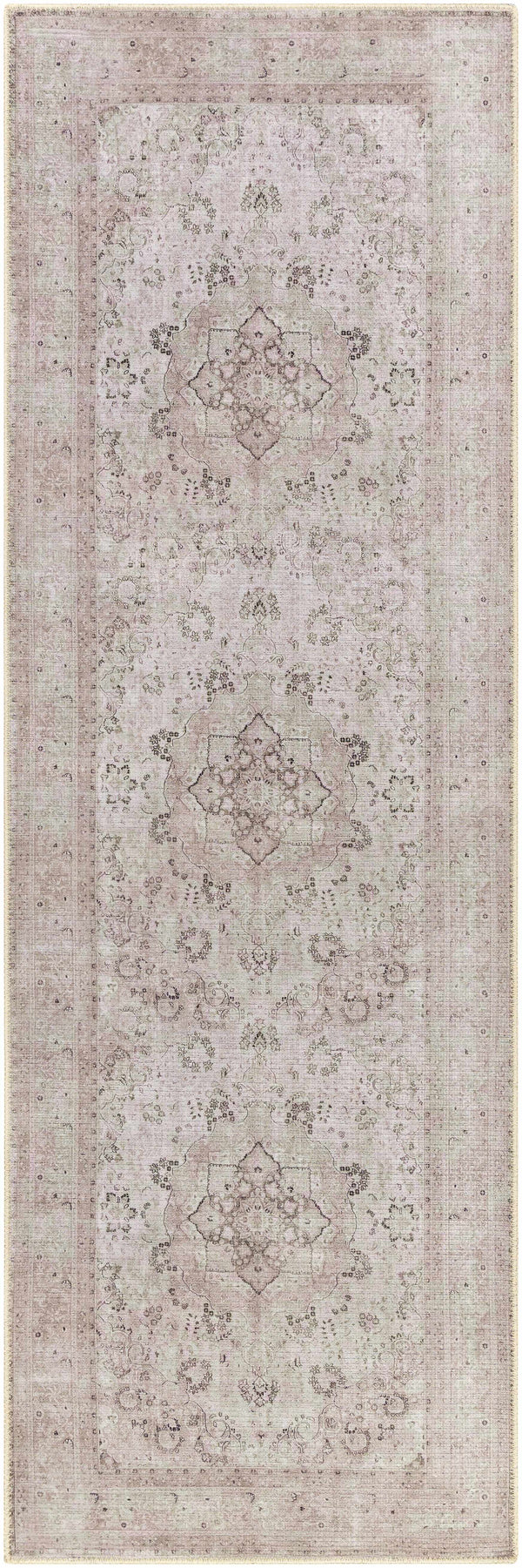 Bethany Vintage Flat Pile Washable Rug