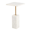 Naht Side Table White