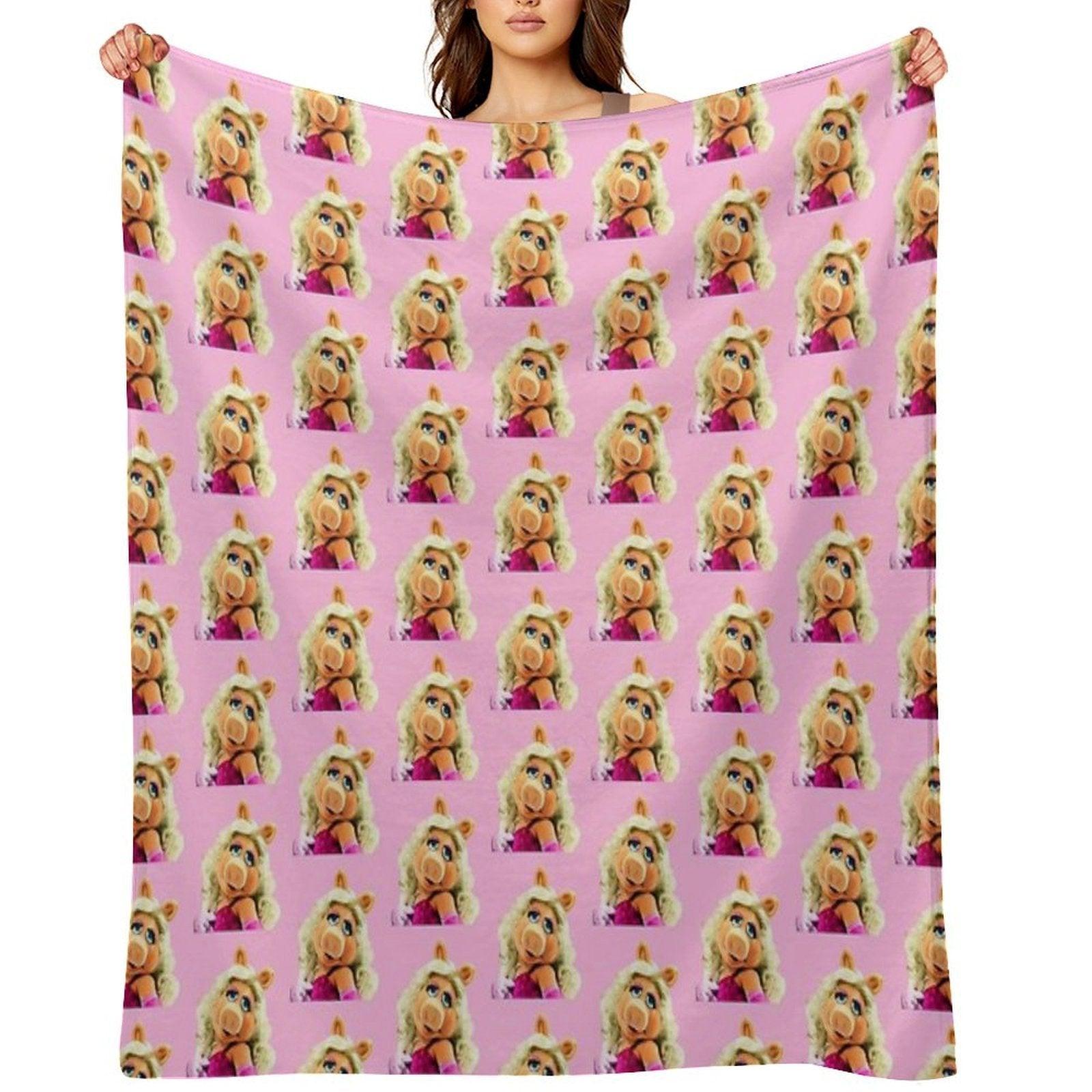 Miss Piggy Muppet 1 Throw Blanket