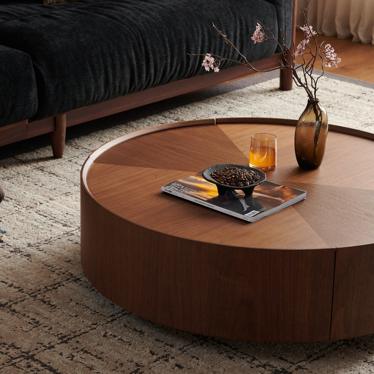 Aspen Ring Walnut Coffee Table