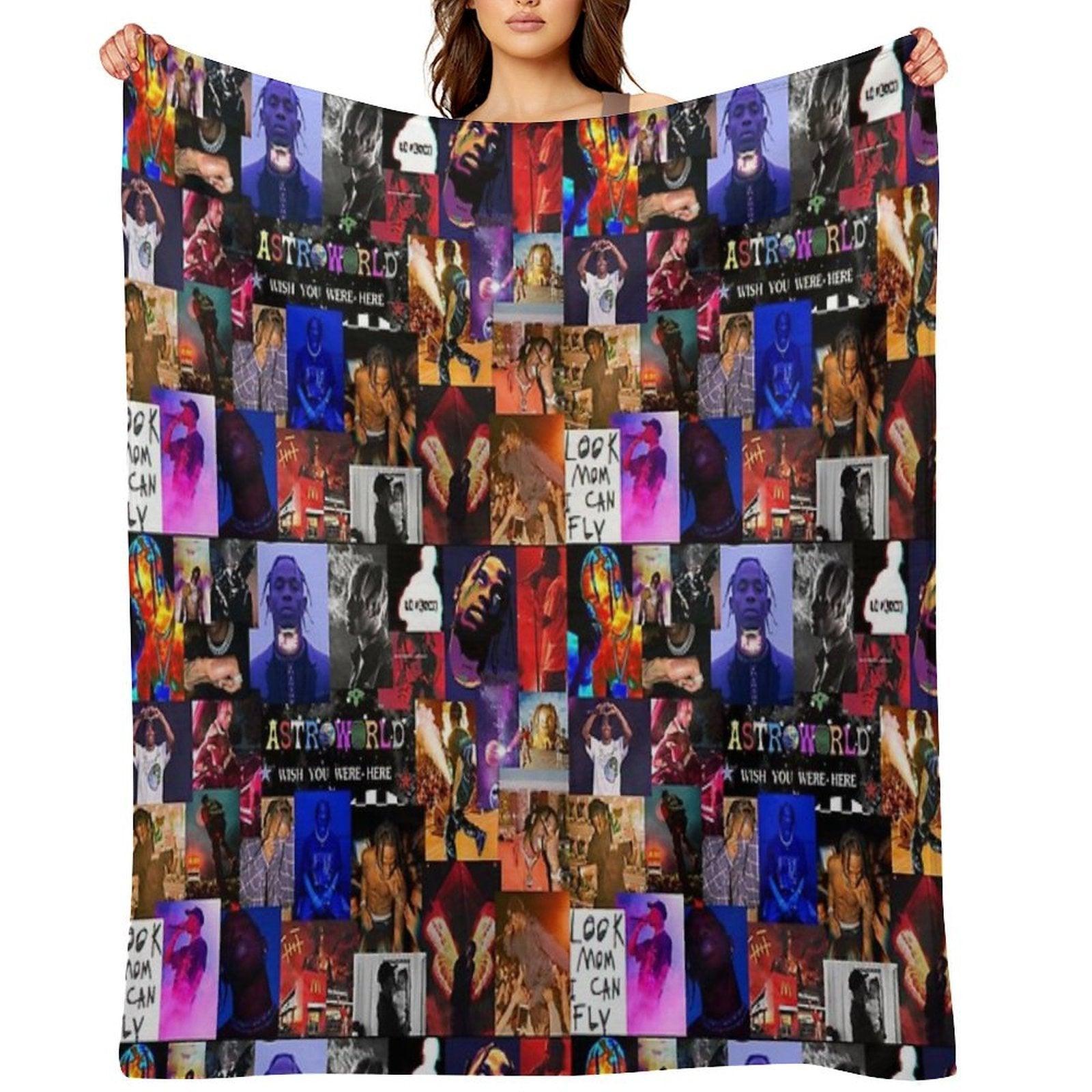 La Flame Collage Throw Blanket