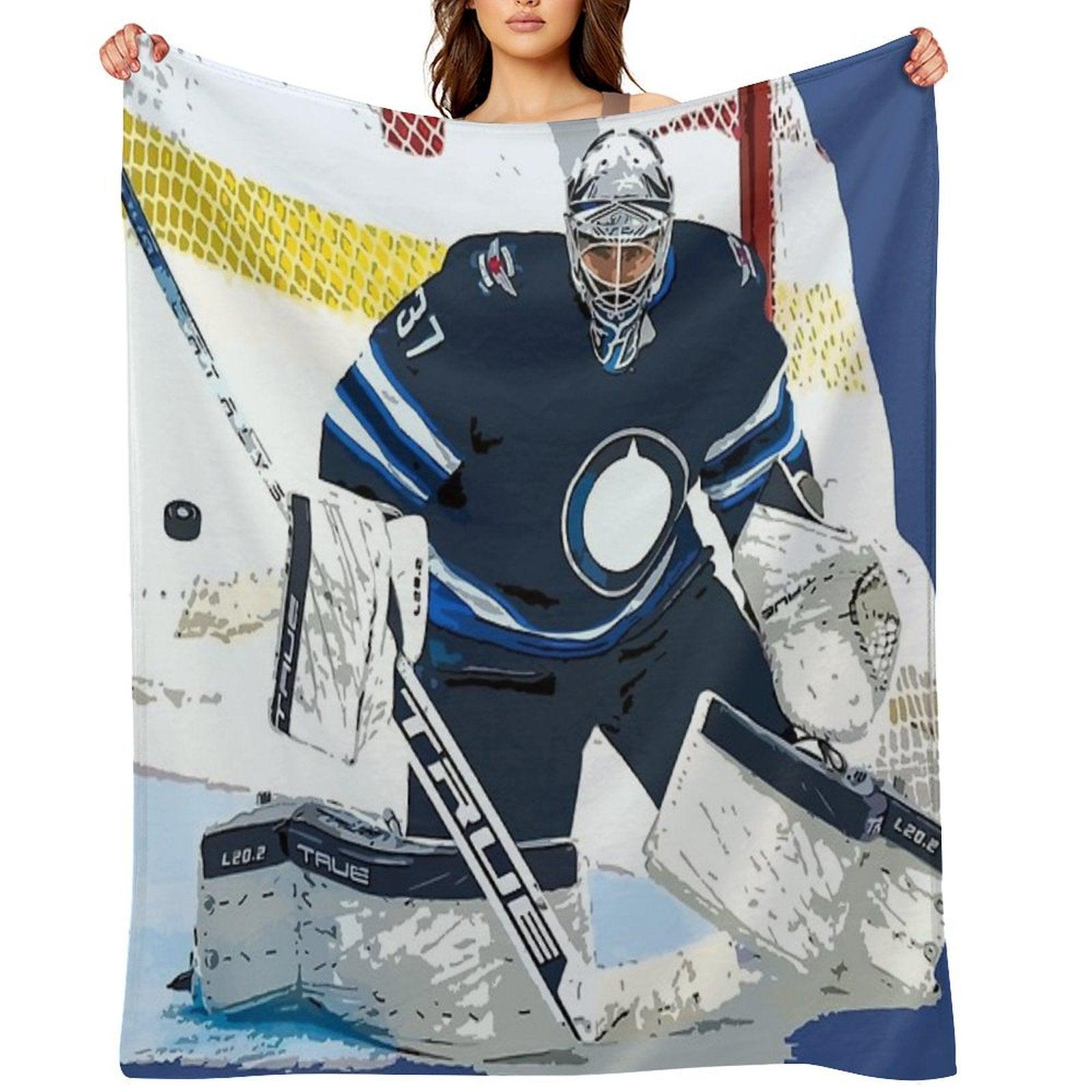 Connor Hellebuyck Throw Blanket