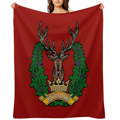GORDON HIGHLANDERS Travel-friendly Throw Blanket