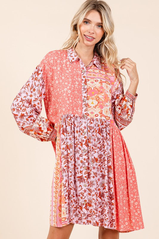 New Summer Floral Tie Waist Flutter Sleeve Tiered Dress – Feminine, Elegant, Cheerful, Bohemian Chic, Flowy & Graceful, Lightweight Rayon-Linen Blend Dress