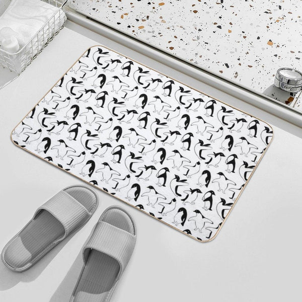 Penguins Penguins Bath Mat