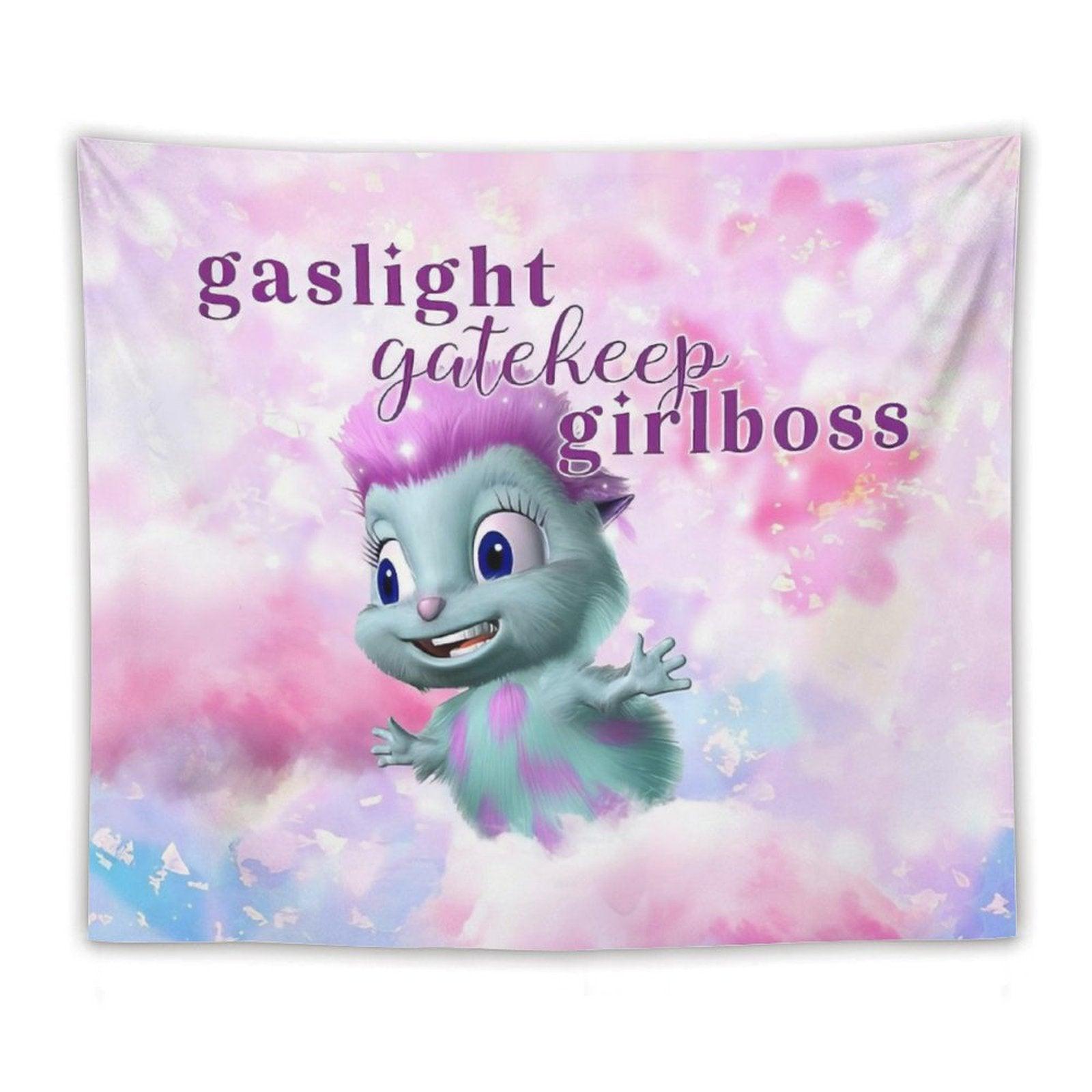 Bibble Beliefs - Gaslight Gatekeep Girlboss Tapestry