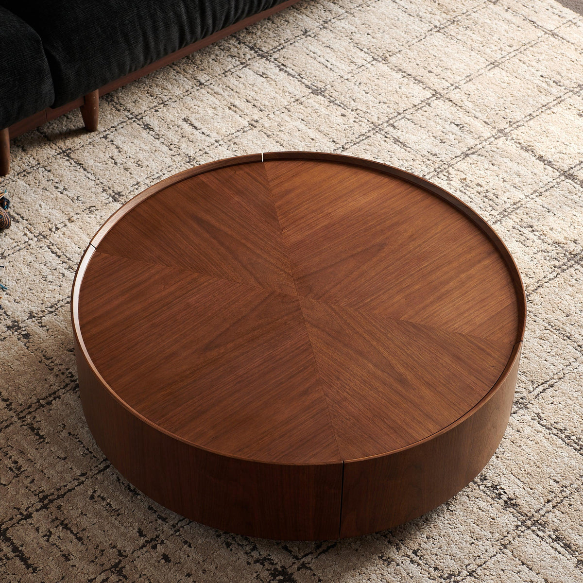 Aspen Ring Walnut Coffee Table