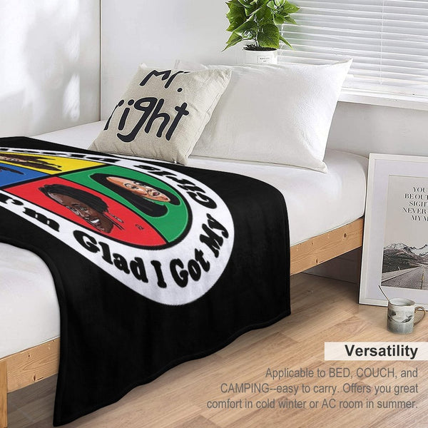 Living Single Shirt Machine-washable Throw Blanket