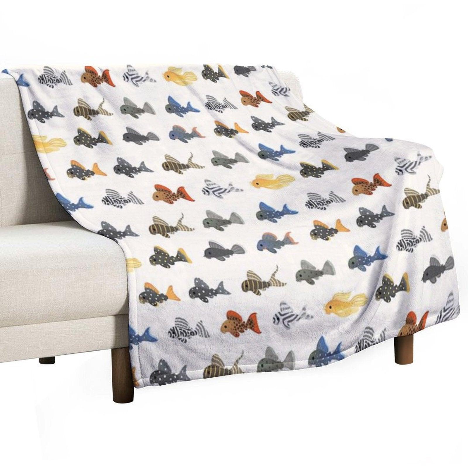 Pleco! Throw Blanket