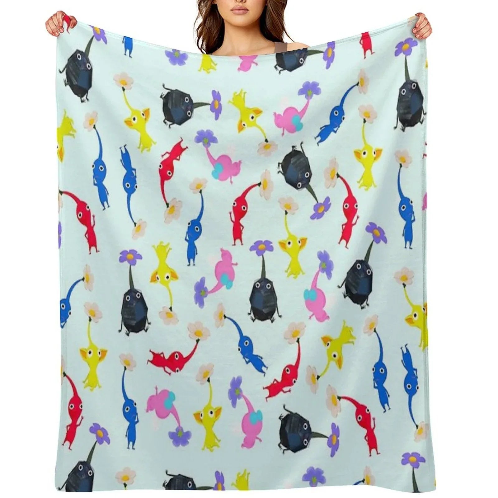 Pikmin Throw Blanket