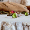 Peridot Copper Ring - Open Hearted Growth and Renewal | By Blackbird & Sage