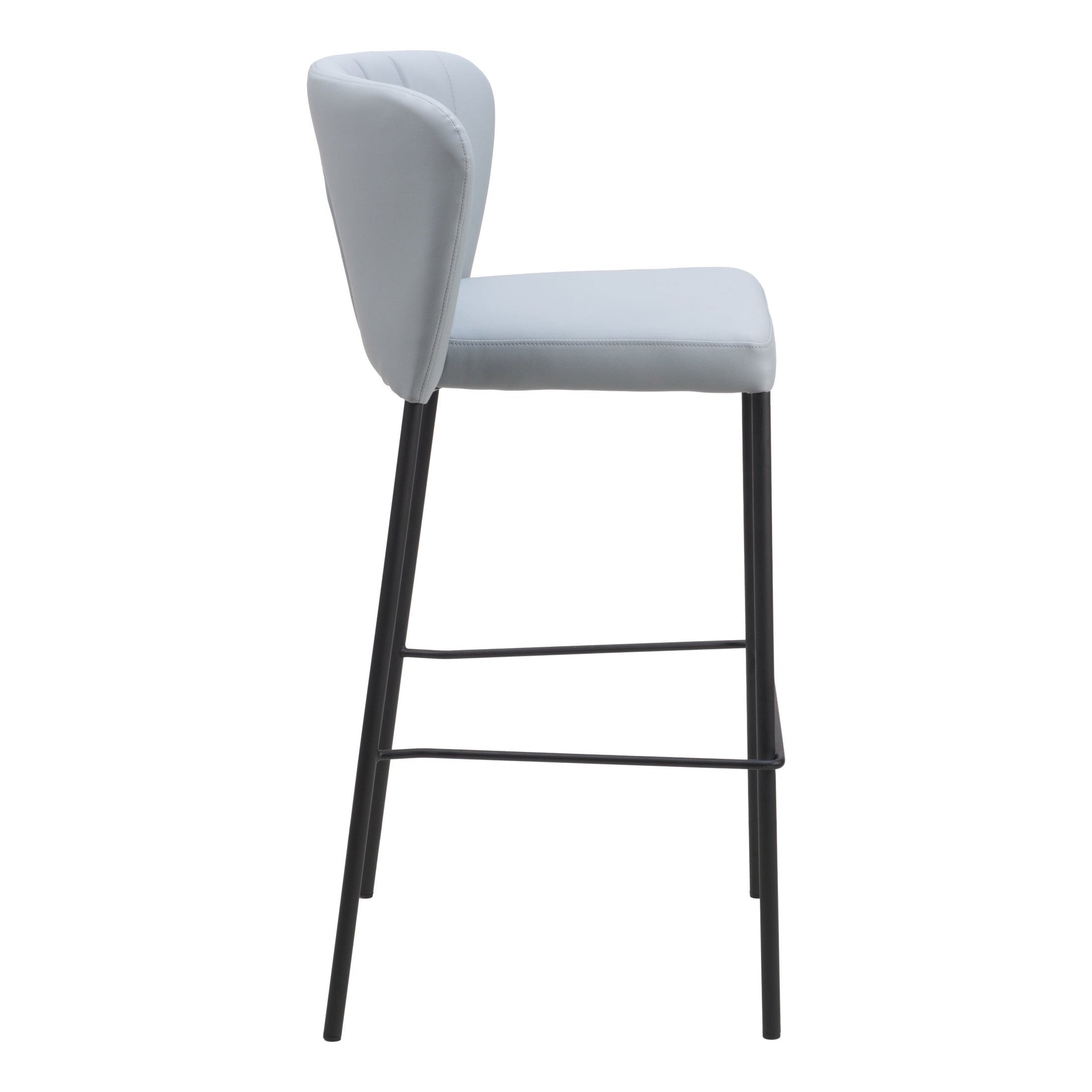 Linz Barstool (Set of 2) Gray
