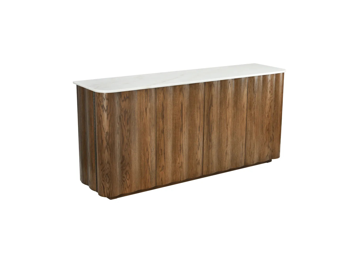 Woodside Credenza - Medium Oak