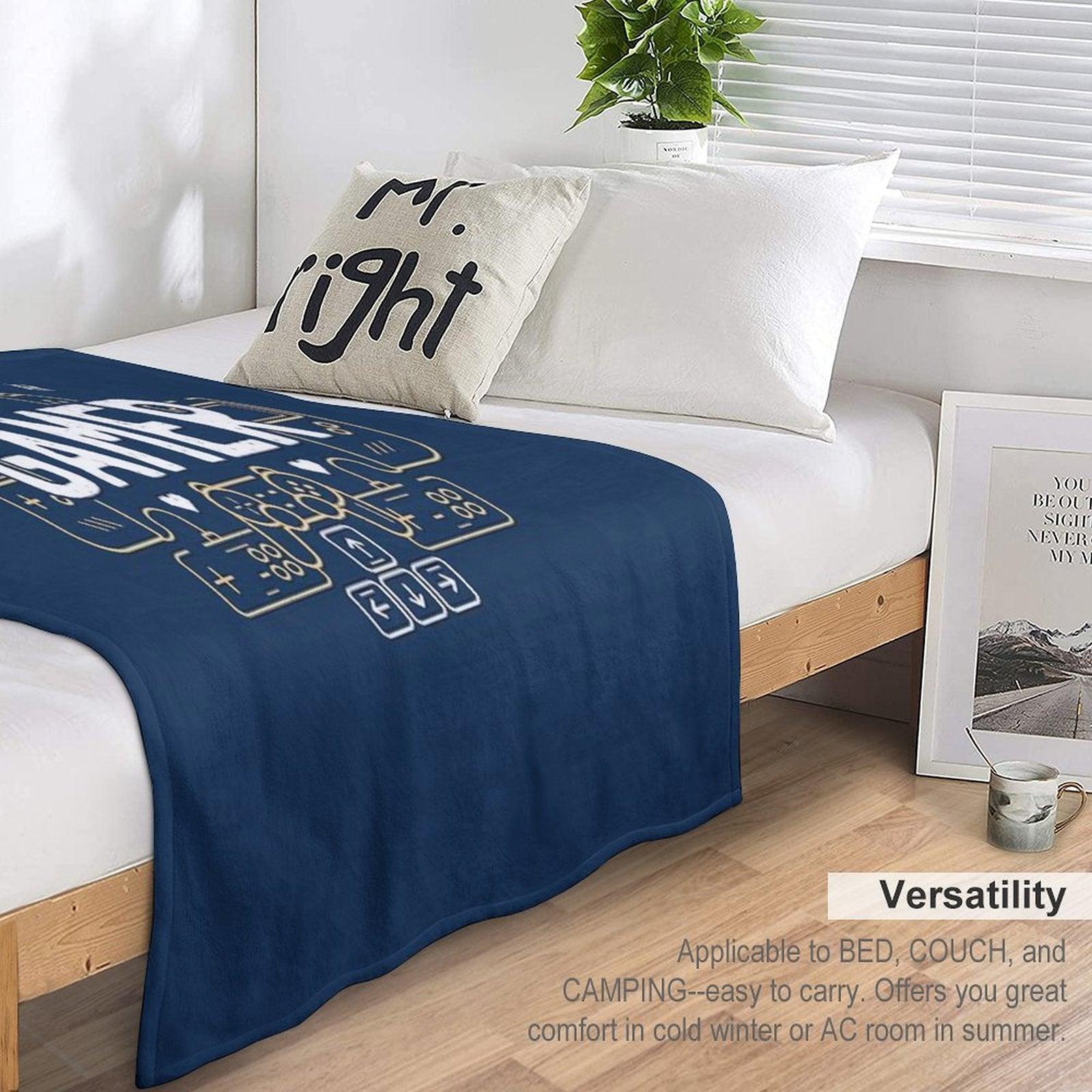 Forever Gamer Throw Blanket