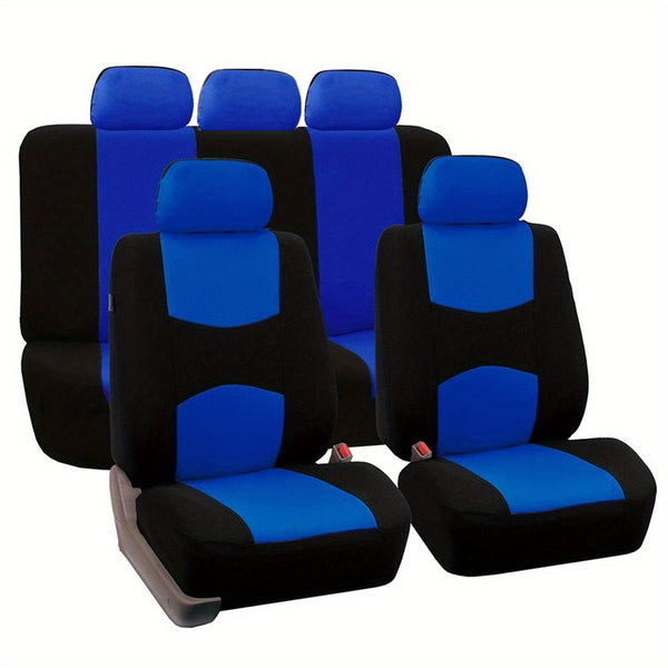 Polyester Universal Fit Car Seat Cover Full Set for 5 Seats Cars DSers Fulfillment