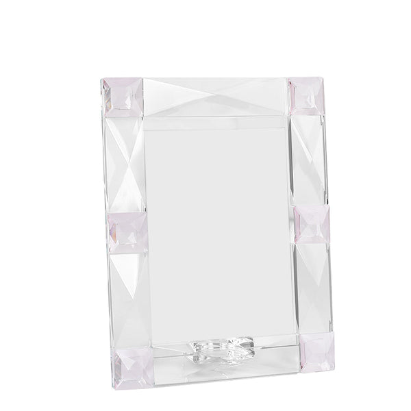 Pale Pink Diamond Photo Frame 5X7