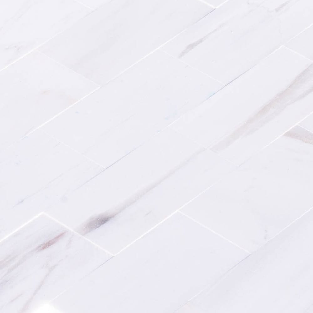 Bianco Dolomite Marble Tile Honed-Wall Collection - Livfloors Collection