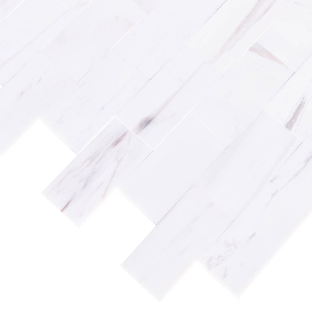 Bianco Dolomite Marble Tile Honed-Wall Collection - Livfloors Collection