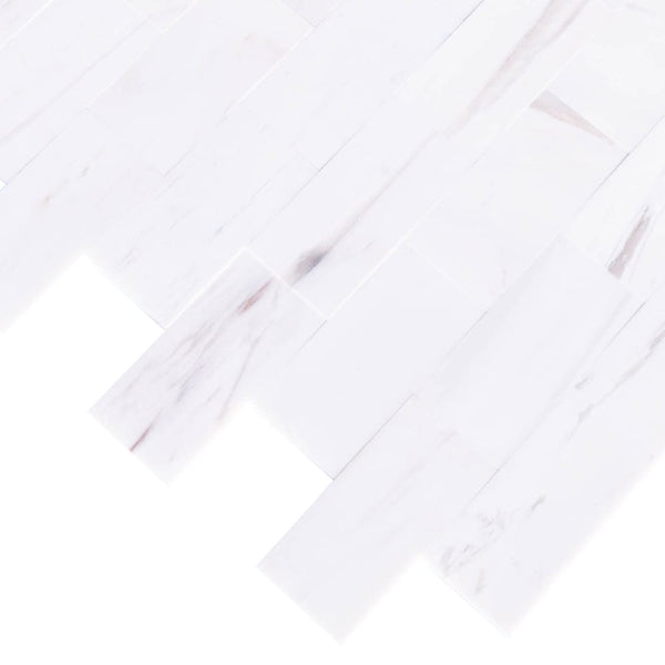 Bianco Dolomite Marble Tile Honed-Wall Collection - Livfloors Collection