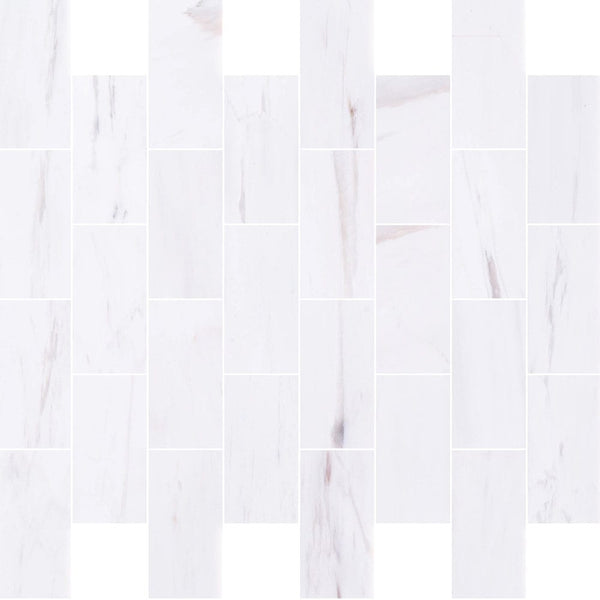 Bianco Dolomite Marble Tile Honed-Wall Collection - Livfloors Collection