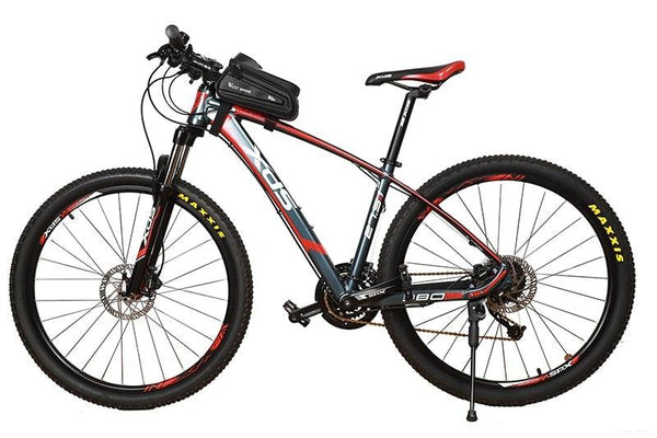 Bicycle Bag Phone Bag Waterproof Front Frame Cycling Bag Sensitive Touch Screen Road Bike Bag Bicycle Phone Bag Bike Phone Holder EVA Waterproof Handlebar Bag With Sensitive Bike Phone Front Frame Bag Bicycle Bag Phone Mount Top Tube Bag Bike 6.0-7.4 Inch