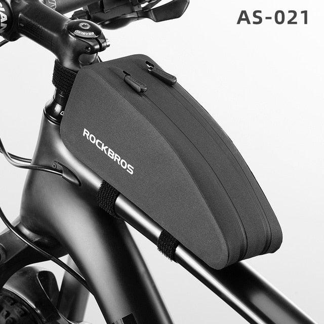 Bicycle Bag Waterproof Cycling Top Front Tube Frame Bag Large Capacity Road Bicycle Black Bike Accessories Top Tube Bike Bag Waterproof Bike Front Frame Bike Bag Bicycle Top Tube Bag Cycling Accessories