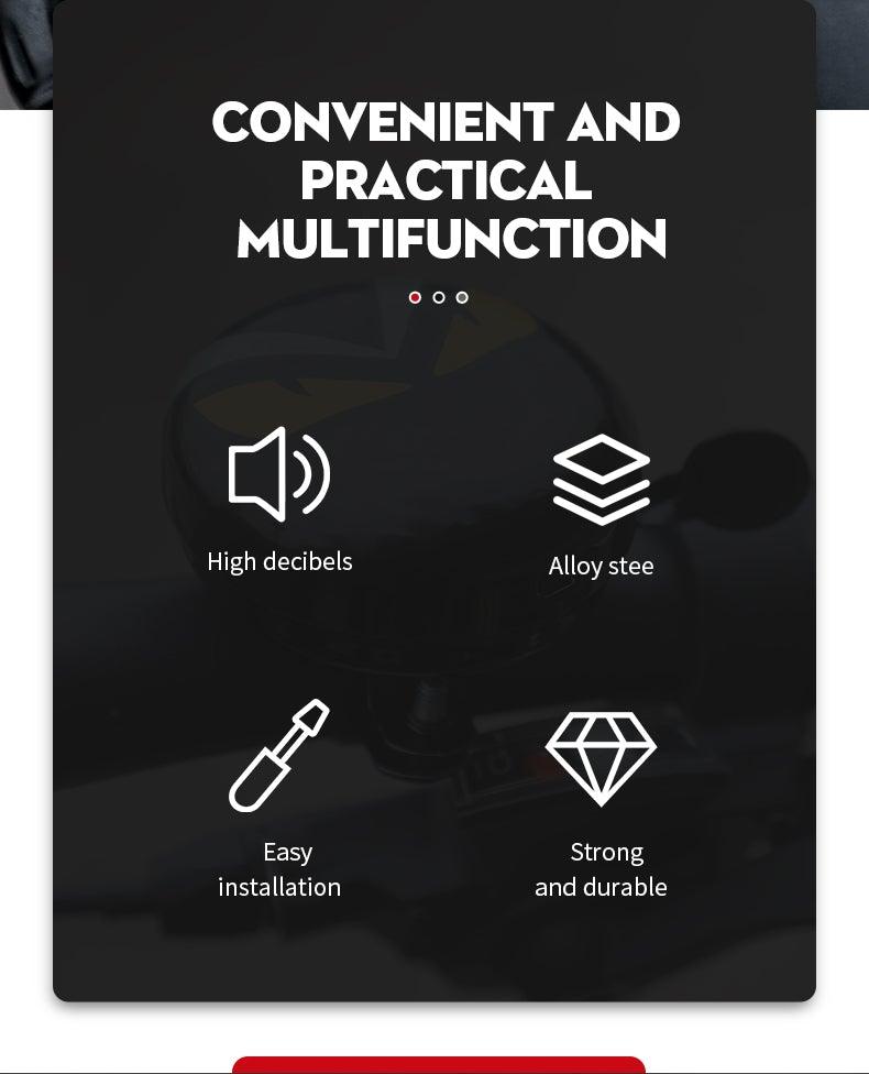 Bicycle Bell Horn For Safety Riding Lovely Aluminum Alloy Handlebar Metal Ring Cycling Accessories Classic Bike Bell Classic Aluminum Bicycle Bell With Loud Crisp Ring For Kids And Adult Bikes