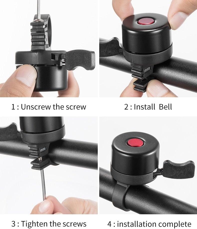 Bicycle Bell Ordinary Classical Handlebar Bell Ring Cycling Bike Bike Bell Sound Road Bike Horn Bicycle Accessories All Metal Body Loud Decent Tone Bicycle Ring Bell For Adults And Kids