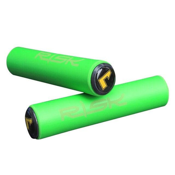 Bicycle Handlebar Cover Silicone Non Slip Bike Handle End Grips Bicycle Parts Soft Sponge Non-Slip Bicycle Handle With End Holding Shock Resistance Absorbent Comfortable Bike Accessories