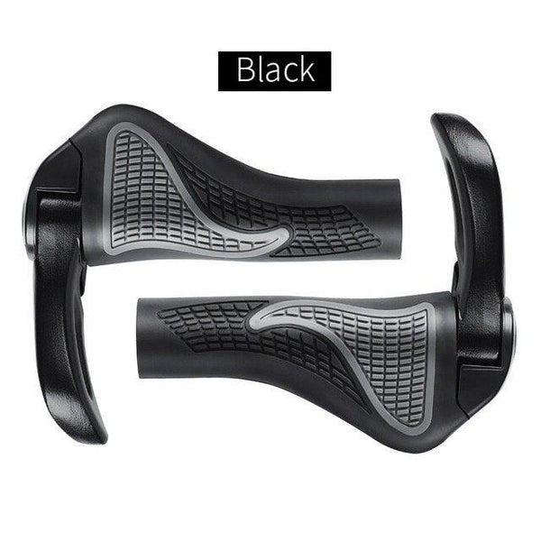 Bicycle Handlebar Grips Cycling Bicycle Accessories Non-Slip Bicycle Handlebar Grips Bike Handle Ergonomic Shockproof Bicycle Handle Grip With Adjustable Aluminum Lock For Mountain Bike