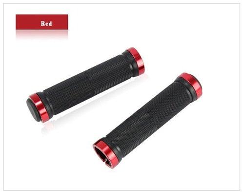 Bicycle Handlebar Grips Cycling Bicycle Accessories Non-Slip Bicycle Handlebar Grips Bike Handle Ergonomic Shockproof Bicycle Handle Grip With Adjustable Aluminum Lock For Mountain Bike