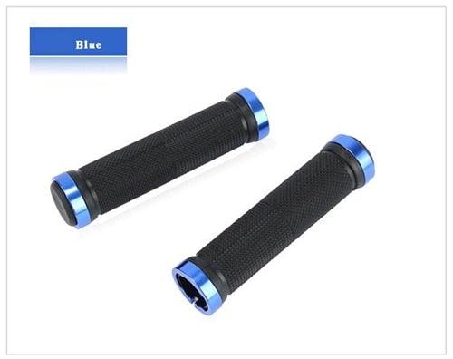 Bicycle Handlebar Grips Cycling Bicycle Accessories Non-Slip Bicycle Handlebar Grips Bike Handle Ergonomic Shockproof Bicycle Handle Grip With Adjustable Aluminum Lock For Mountain Bike