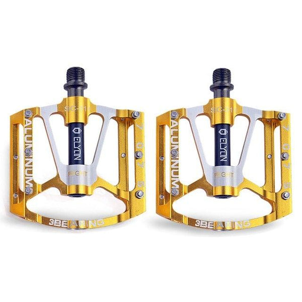 Bicycle pedal Flat Bike Pedals Road 3 Seal Bearings Mountain Bike aluminum Wide Platform Mountain Bike Pedals Flat Bicycle Pedals Lightweight Road Bike Pedals Fiber Sealed Bearing Flat Pedals